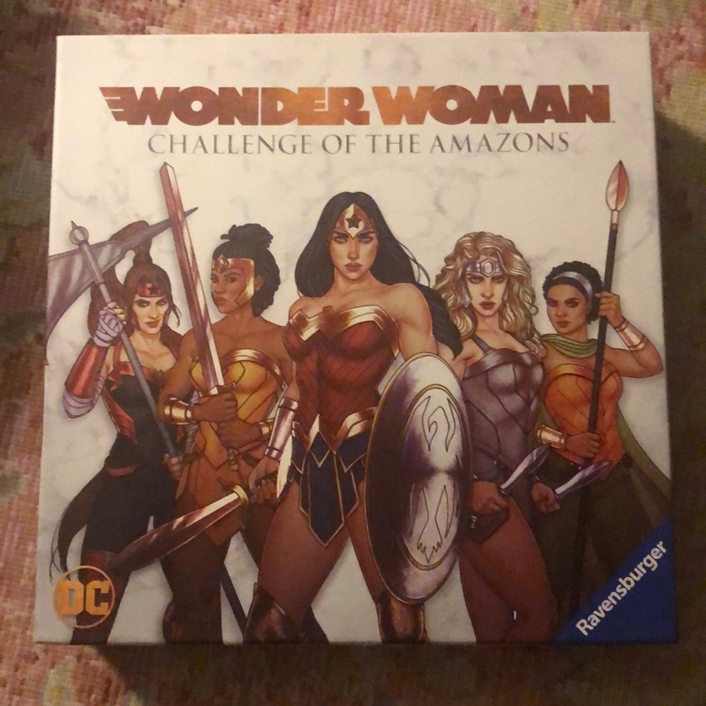 WONDER WOMAN CHALLENGE OF THE AMAZONS BOARD GAME